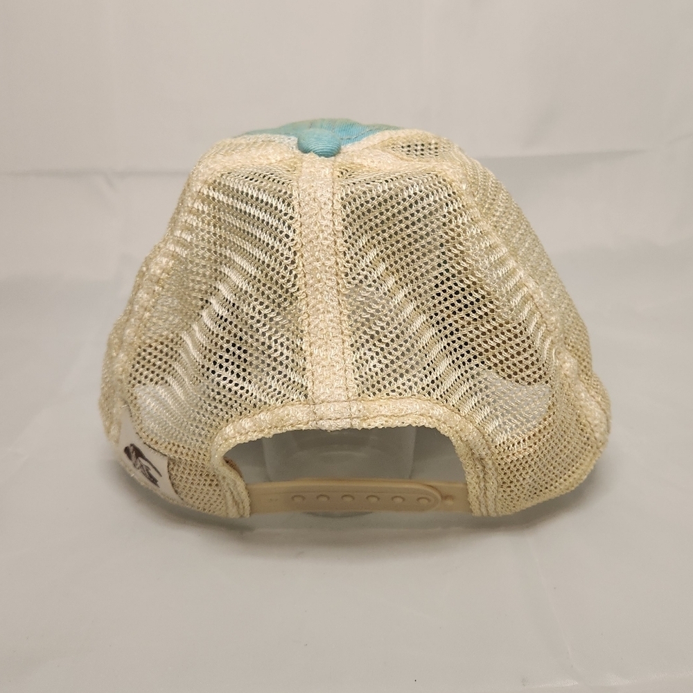 Like New The Goat Stock Ball cap Sky Blue Lake Mode Distressed Headmost Mesh Hat - Picture 7 of 12